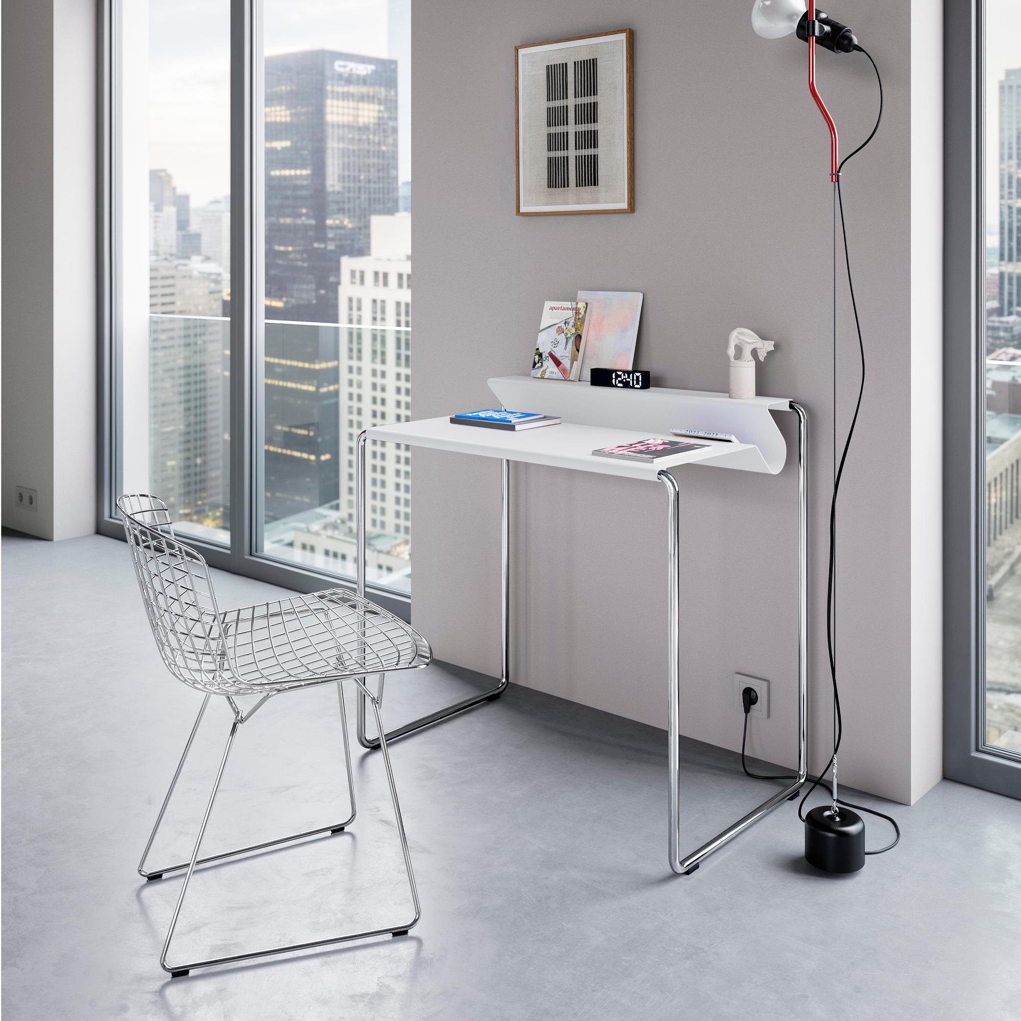 PS 07 Sekretär Stahl Signalweiß 0