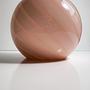 Vintage Vase Muranoglas Rosa 1950s 3
