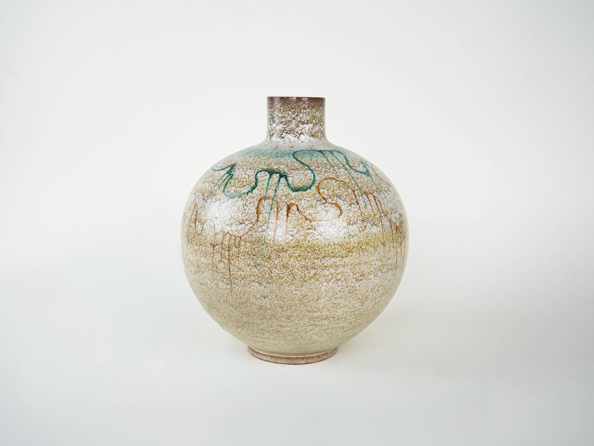 Ceramic vase Multicolored 1960s 2