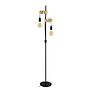 2-Burner Townshend Floor Lamp Steel Rubber Tree Solid 1