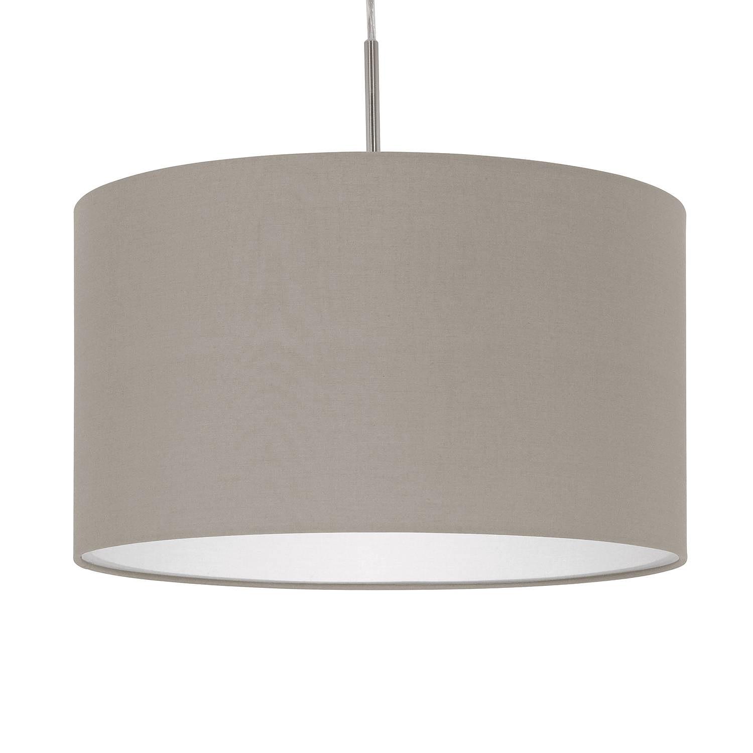 Pasteri III Pendelleuchte Mischgewebe Stahl 38cm 0