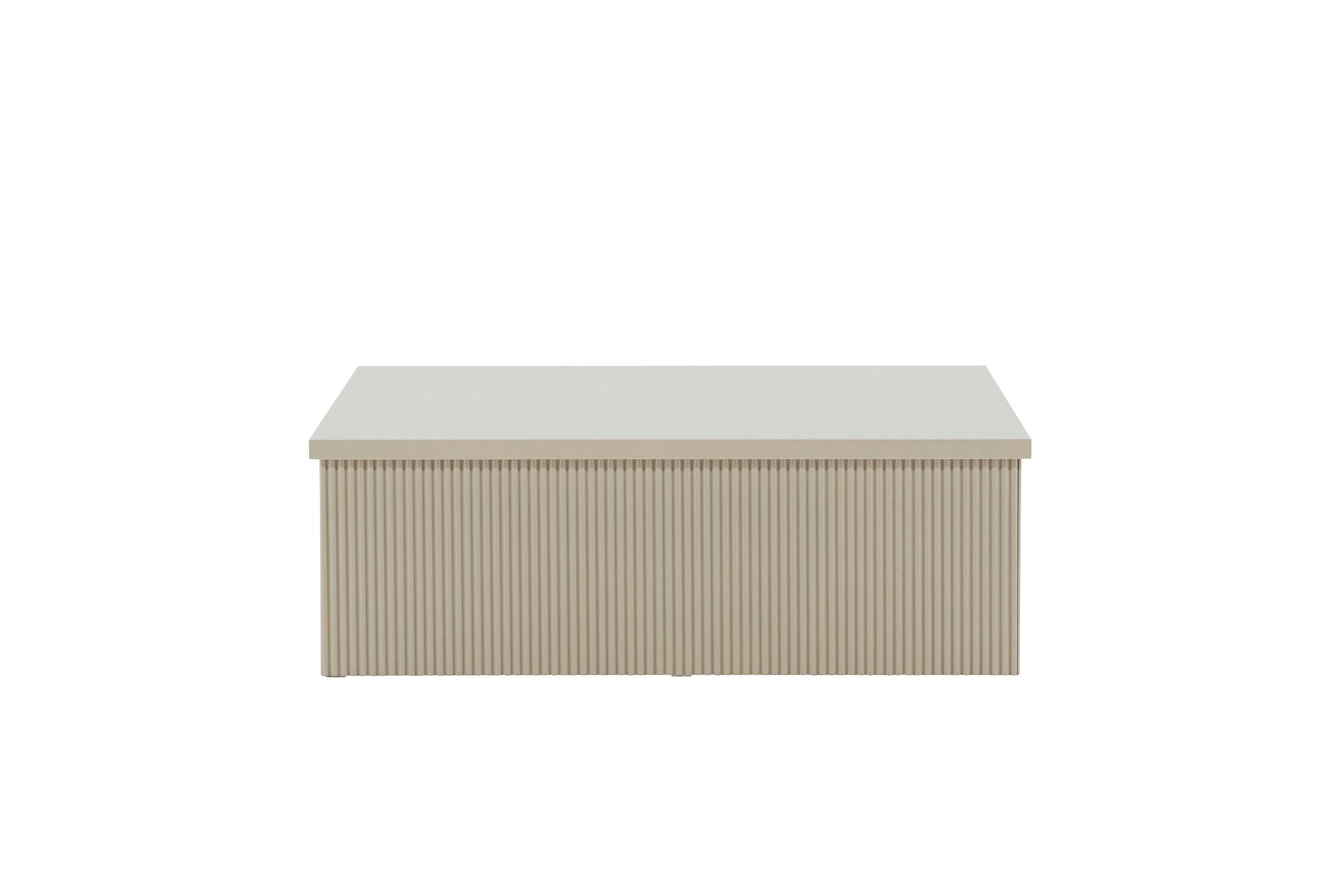 Lenox Couchtisch Beige 90x90cm  6