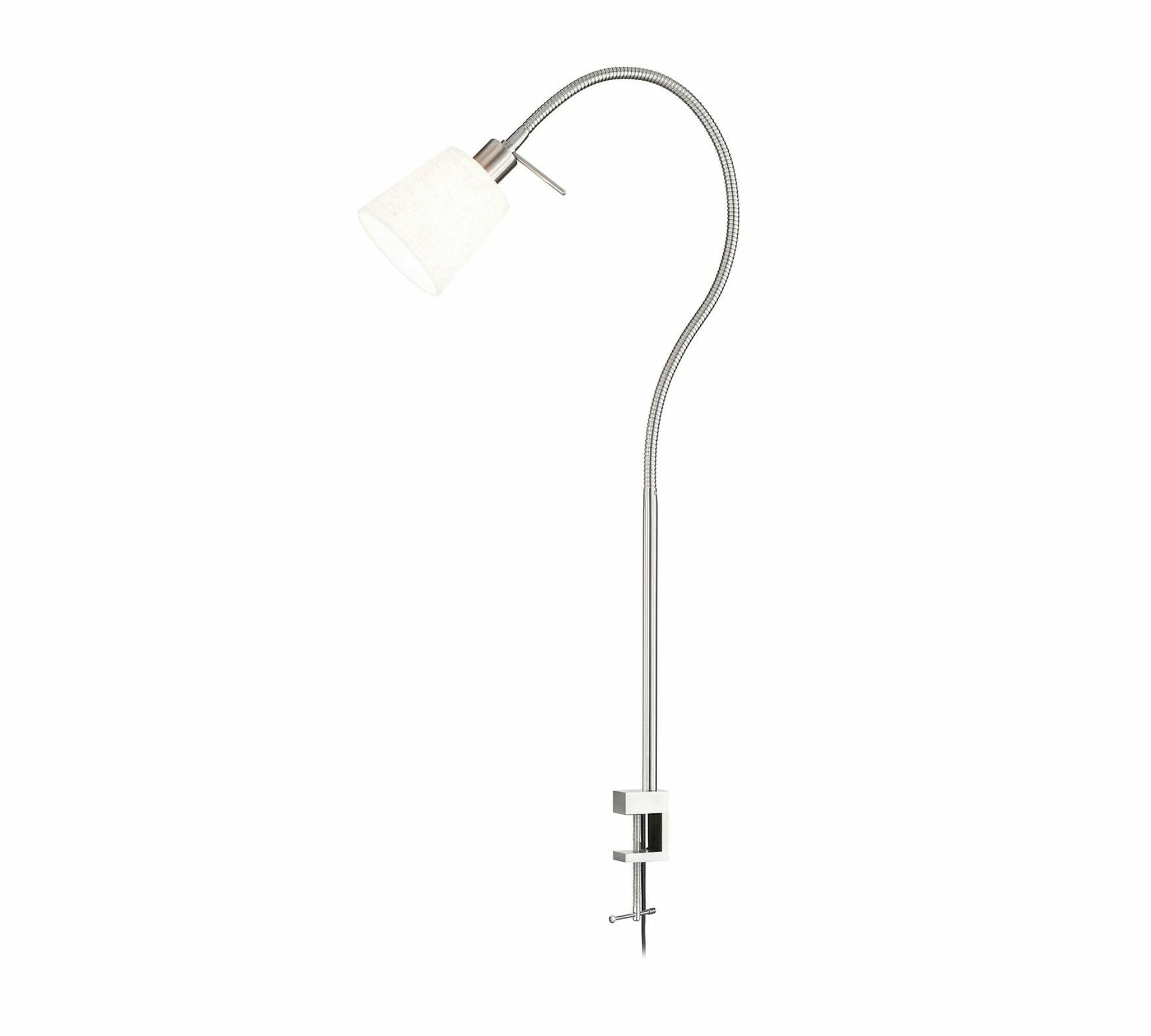 Tischlampe 1-flammig Mischgewebe Metall 0