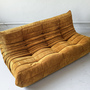 Togo Sofa 3-Sitzer Cord Sandbraun 1