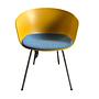 AAC26 Armchair Chrome Mustard Yellow 0