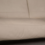 Sofa 2-Sitzer Leder Creme 2