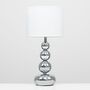Tischlampe Metall Silber 2