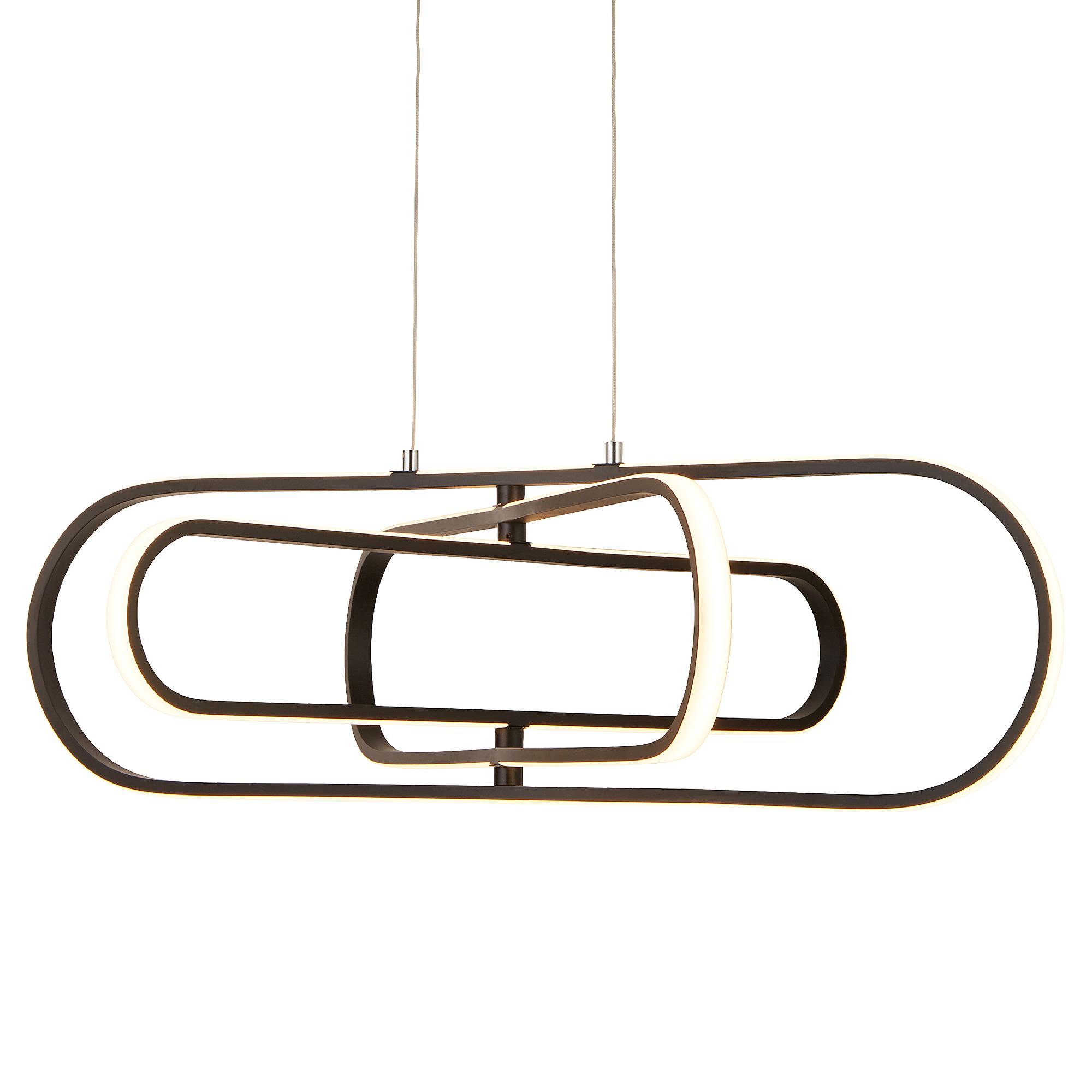 Pendant lamp Clip Steel Silicone Black 0