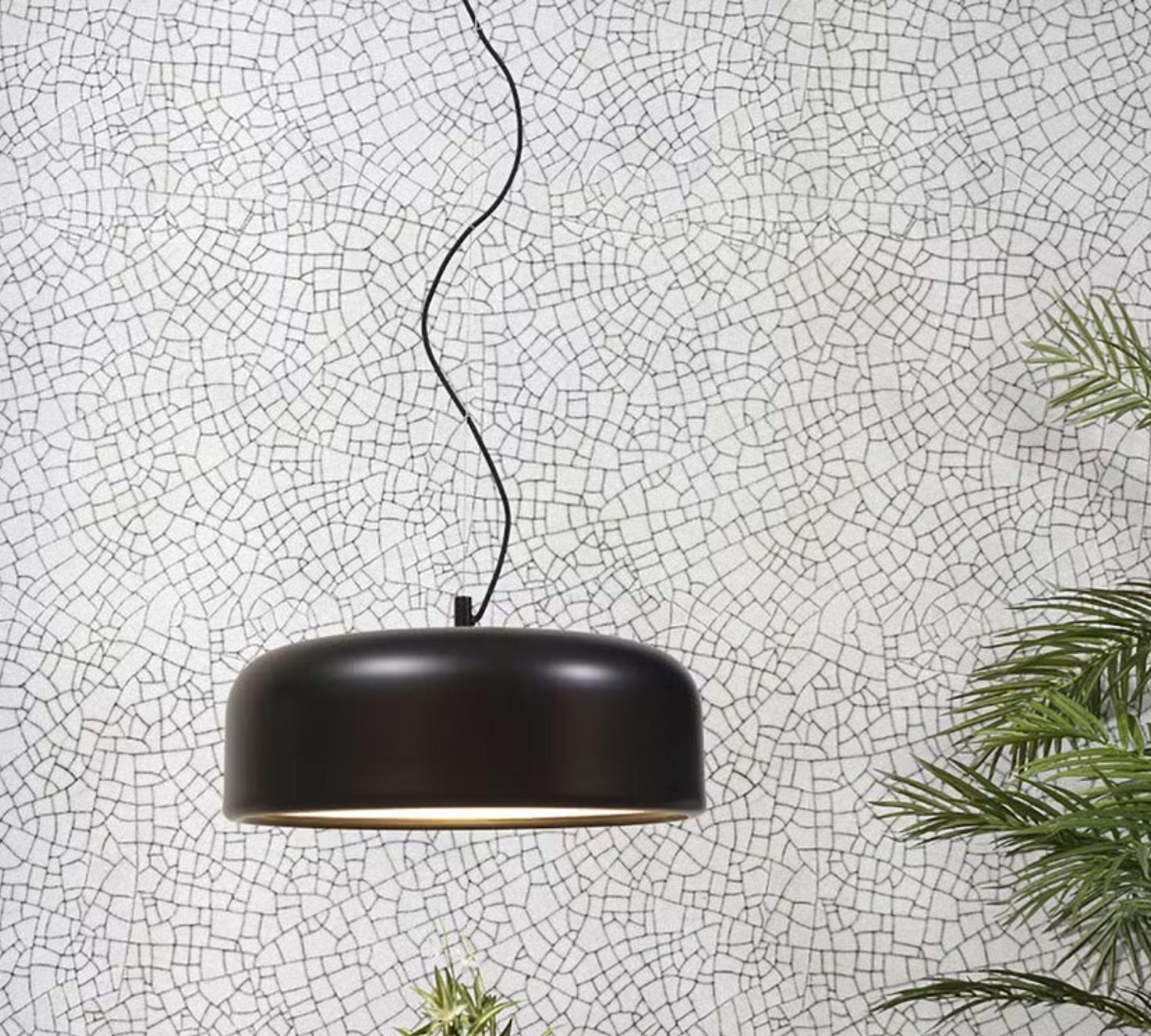 Pendant lamp 1-bulb iron black 2