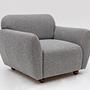 Eddy armchair light grey 4
