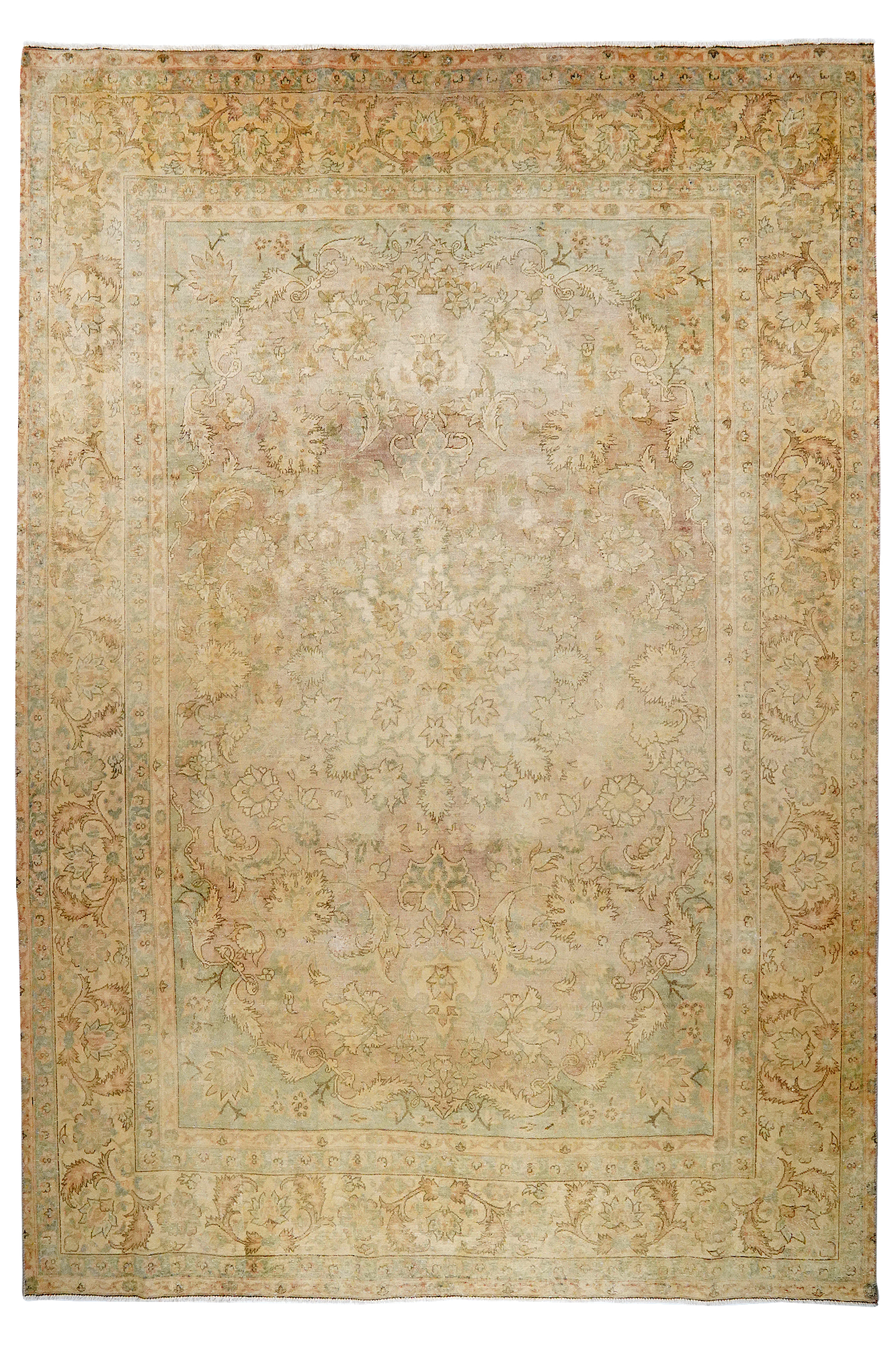 Vintage Carpet Wool Multicolored 0