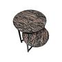 2x Runder Beistelltisch Marmor Metall 3