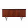 Vintage Sideboard Teakholz Braun 1970er Jahre 0