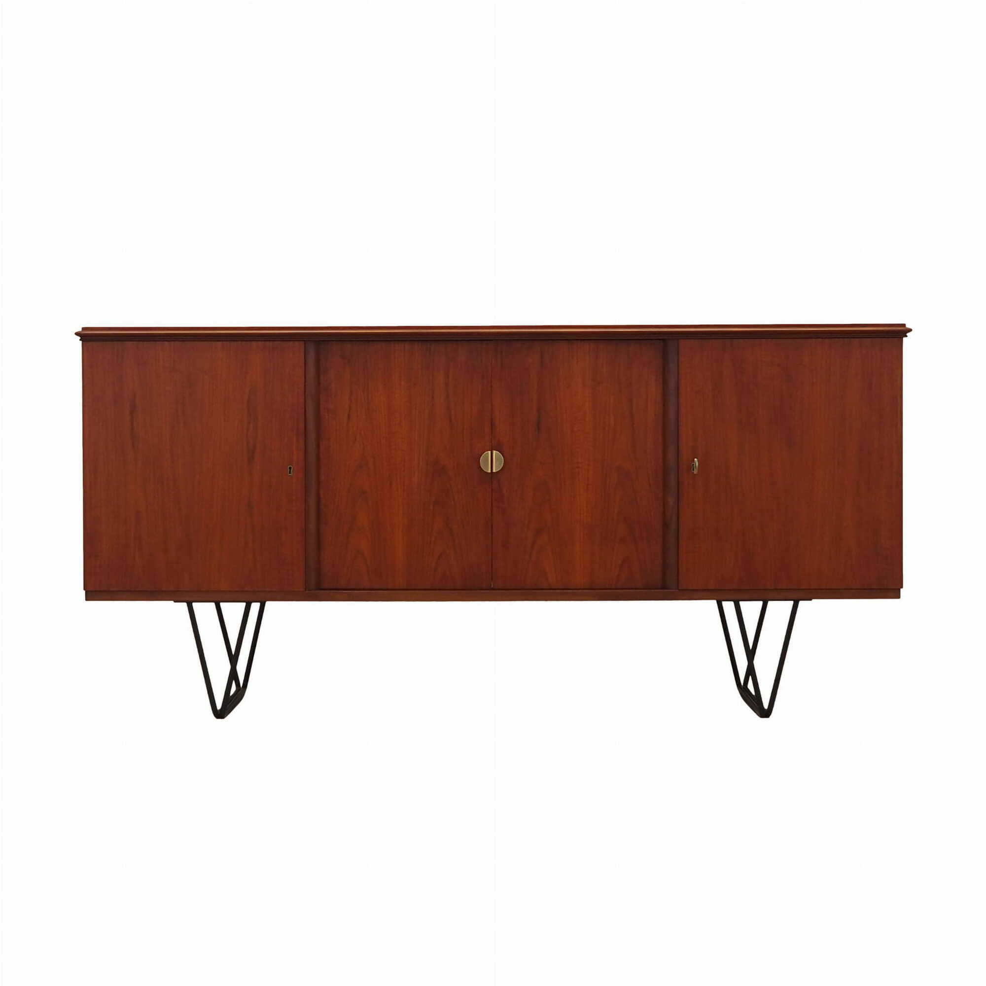 Vintage Sideboard Teakholz Braun 1970er Jahre 0