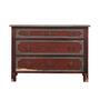 Vintage chest of drawers Pine wood Brown 1950s 0