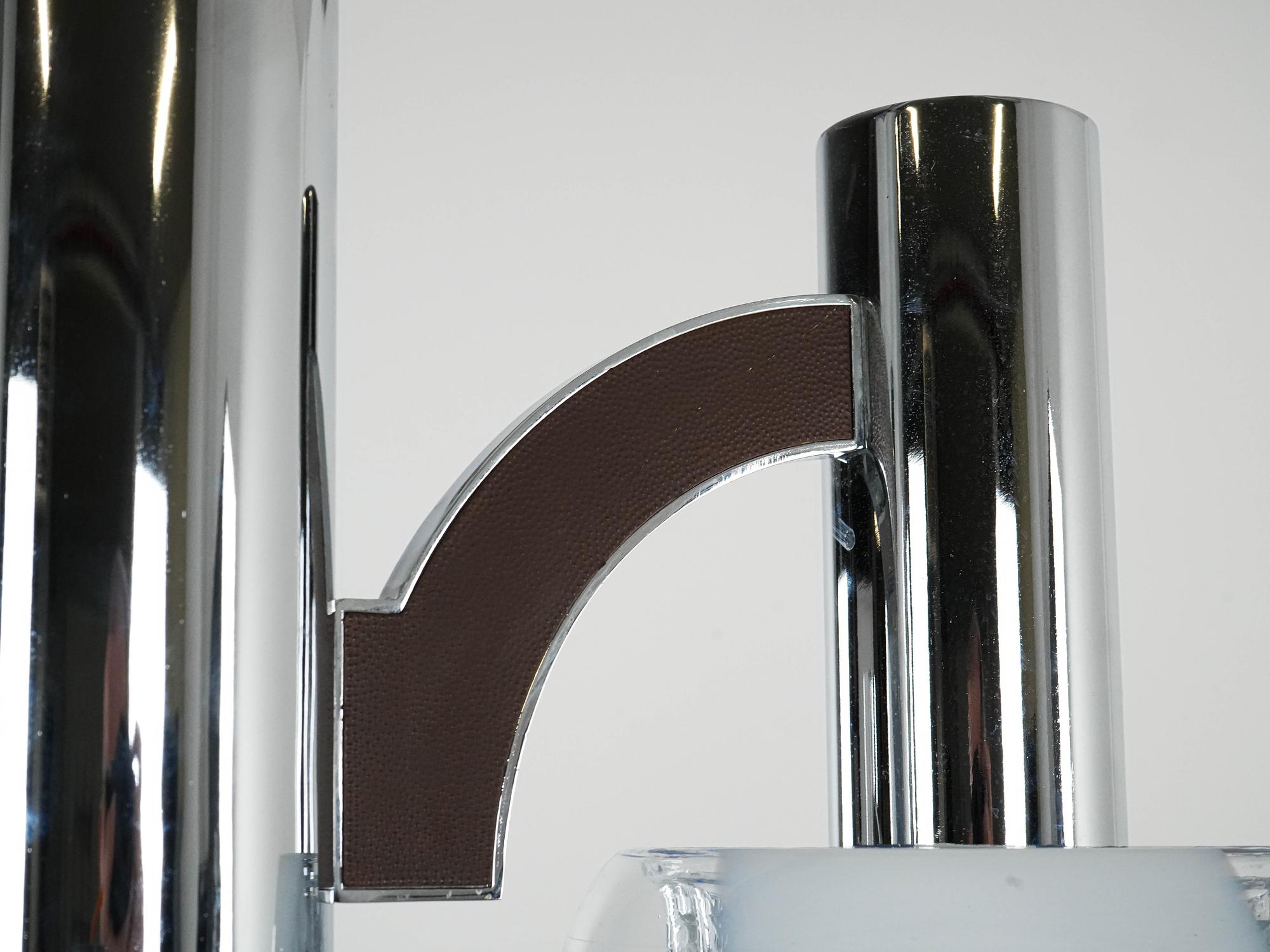 Space Age Kronleuchter Muranoglas 1970er Jahre 10