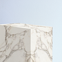 Side table Calacatta marble White 3