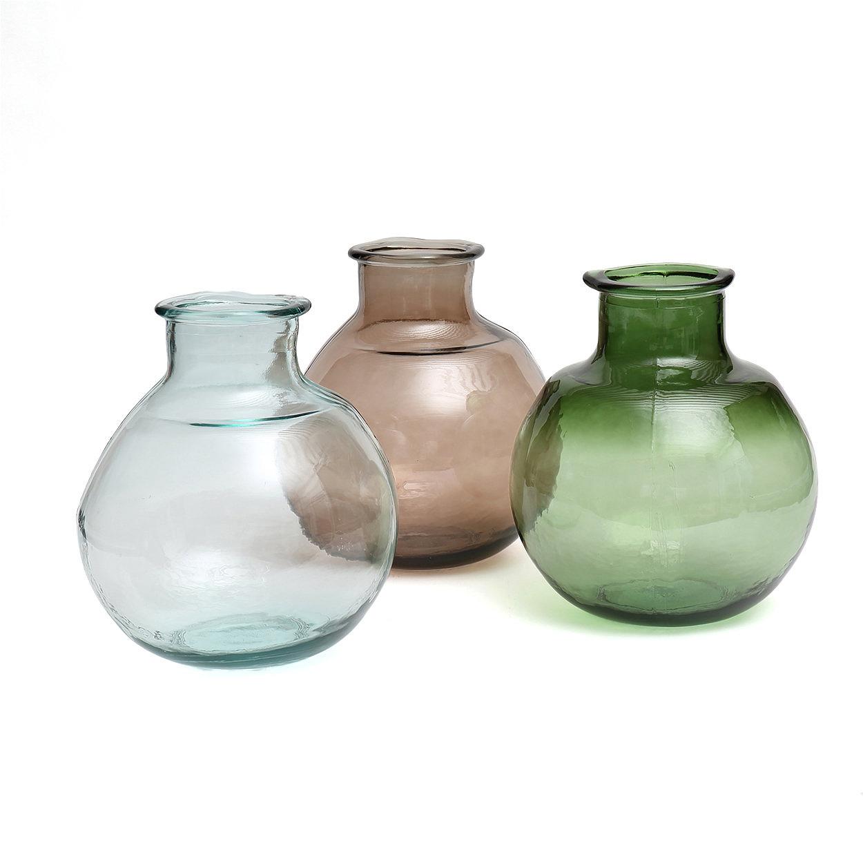 Yugang Vase Glas Grün 2
