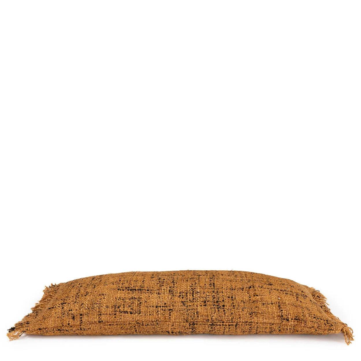 Kissenbezug Baumwolle Beige Schwarz 1