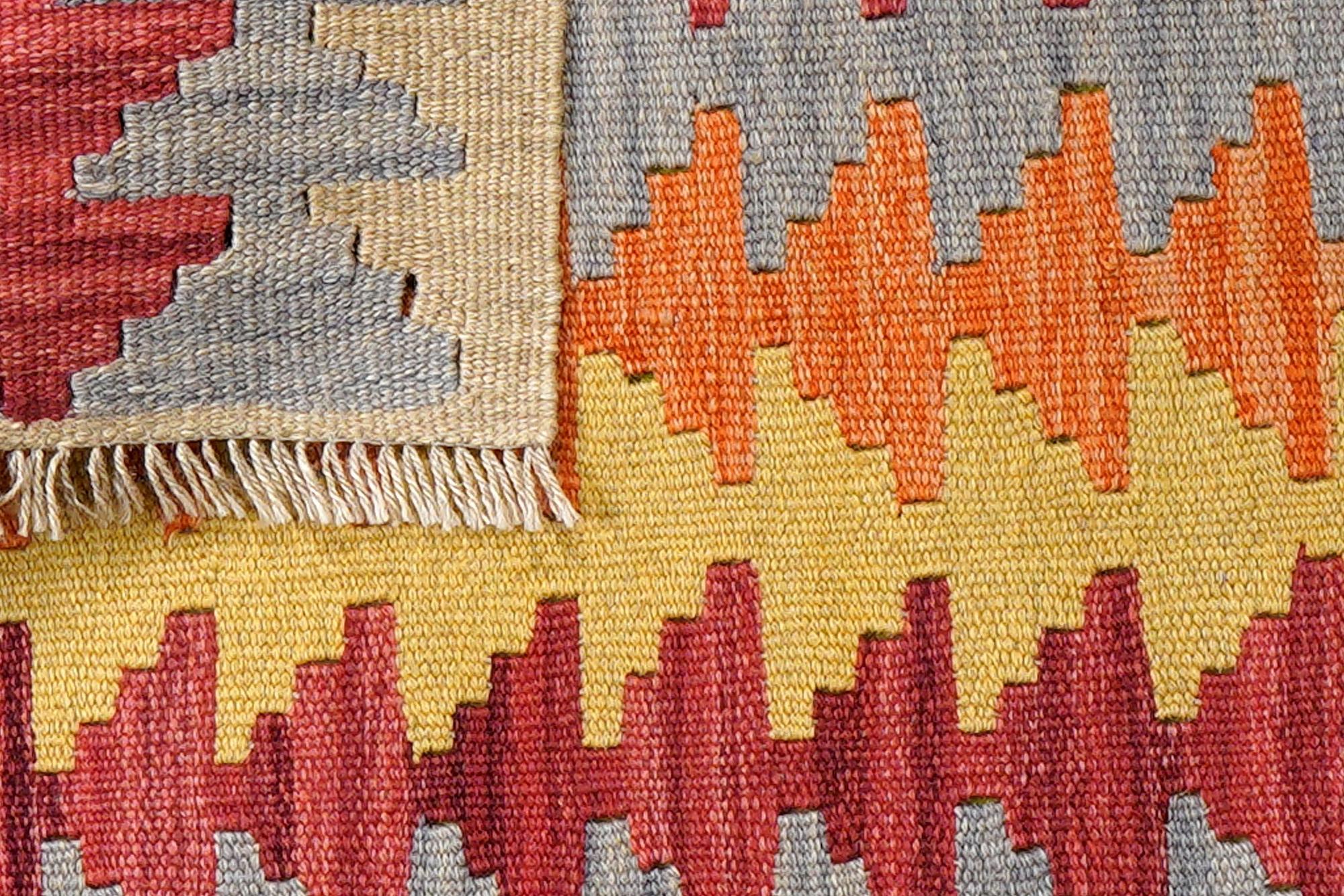 Kilim Gashgai Teppich Wolle Mehrfarbig 4
