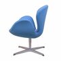 Swan Chair Arne Jacobsen Textil Blau 1