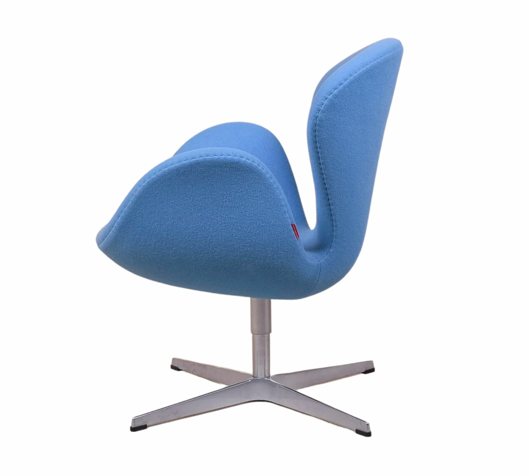 Swan Chair Arne Jacobsen Textil Blau 1