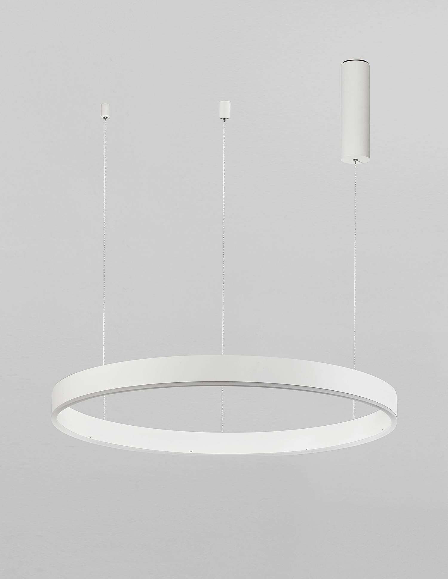Pendant lamp Motif Type A Aluminium White Diameter: 60 cm 4