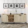 Venedik Sideboard Walnussbraun Steinoptik 0