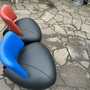 2x Pallone Sessel Leder Chrom Schwarz 2
