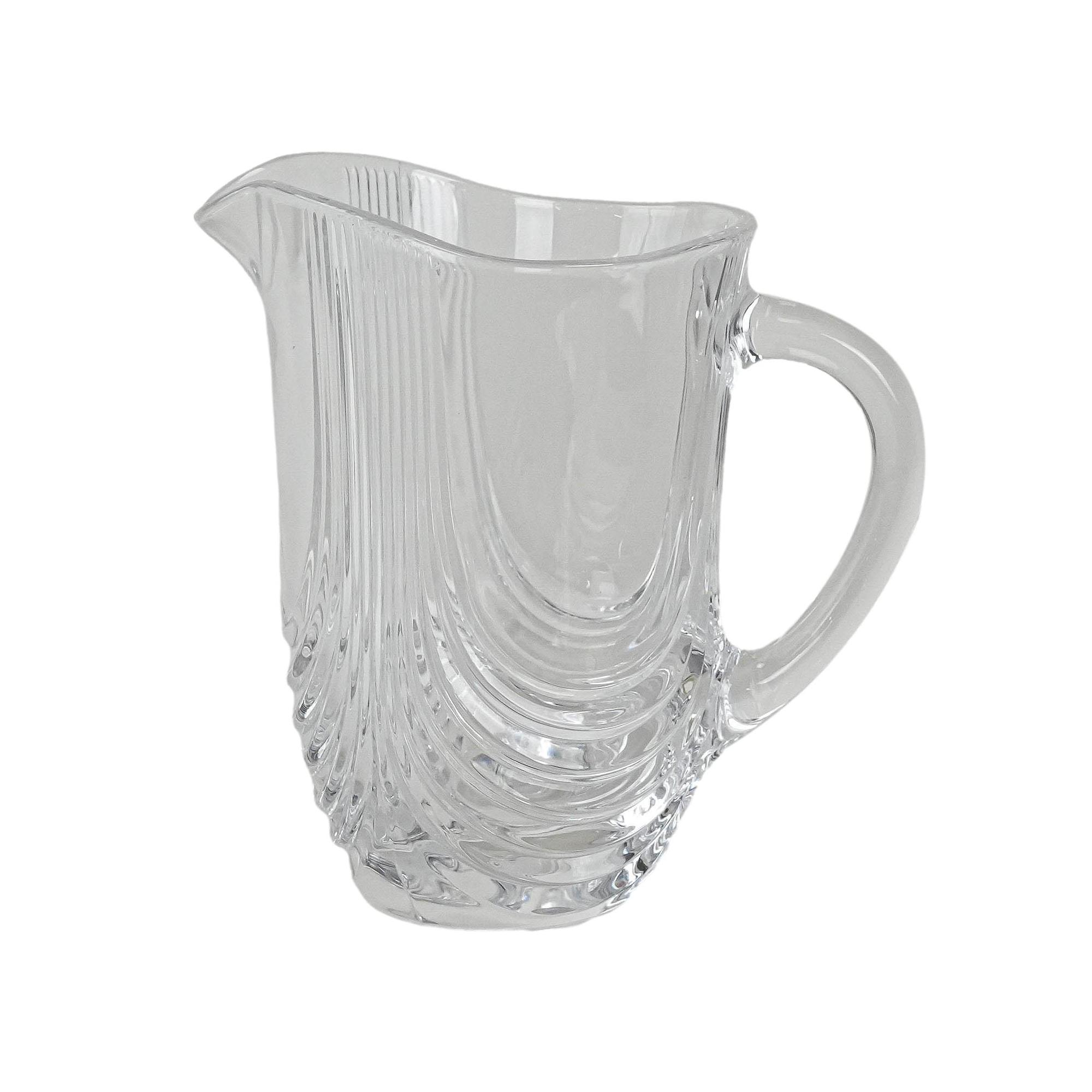 Kristallkaraffe Transparent 1970er Jahre 0