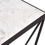Shalimar Square Black Finish Basis-Beistelltisch
 4