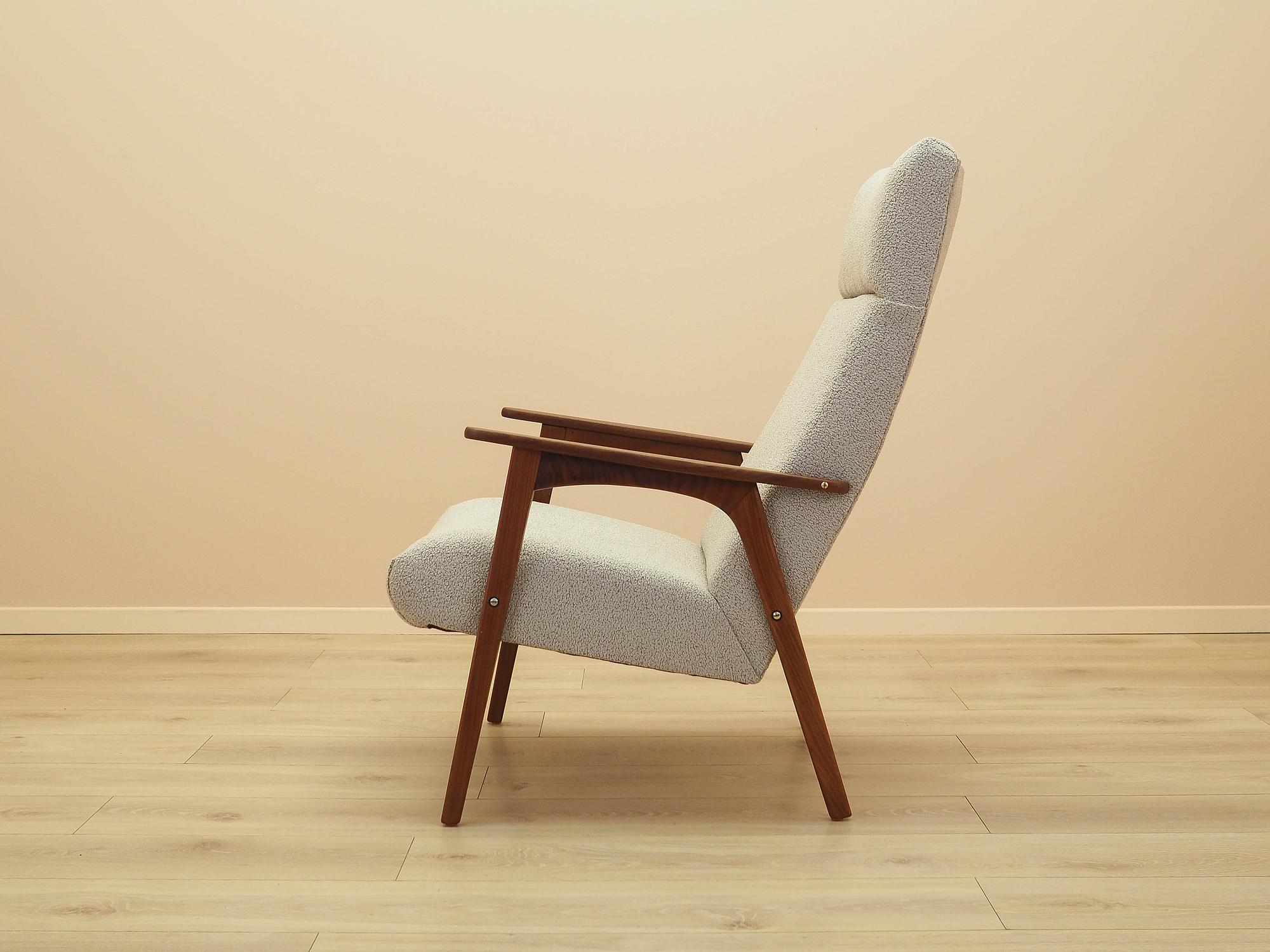 Teak armchair 1970s 3