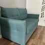 Aufklappbares Sofa Türkis 4