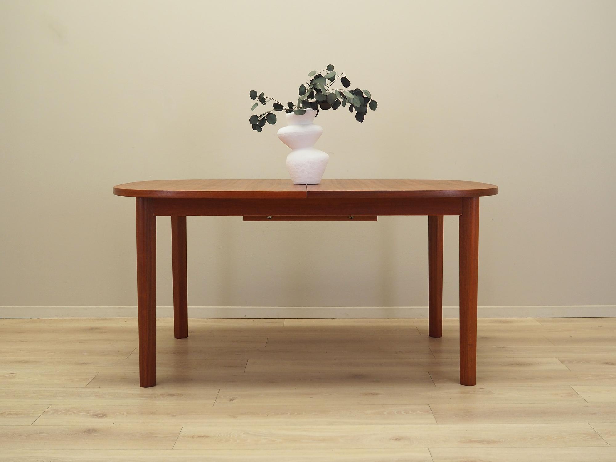 Dining table Teak wood 1970s 1