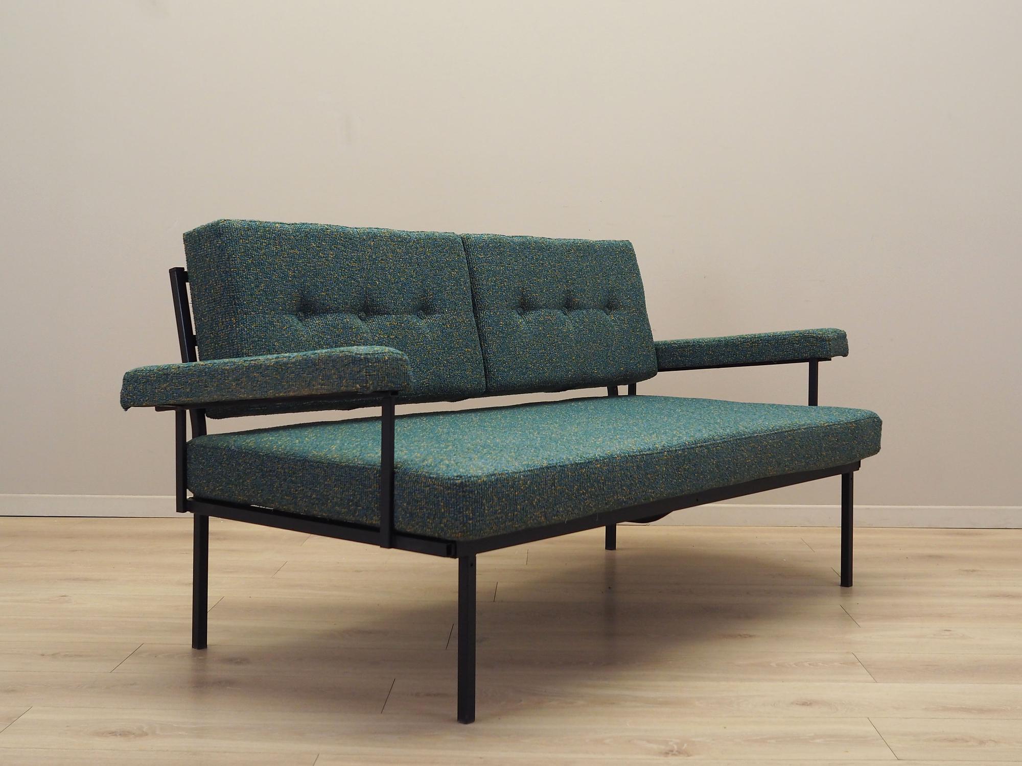 Sofa bed Green 1970s 6