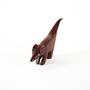 Animal figure teak wood 1970s 4