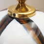 Vintage pendant lamp glass metal multicolor 1970s 6