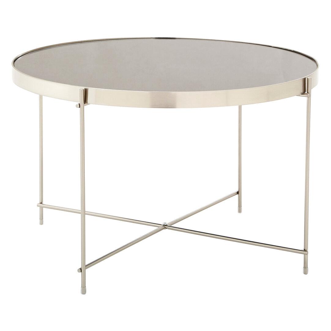 Allure Runder Beistelltisch Spiegel Gold 0