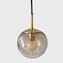 P193 4106 Pendant light smoked glass gold 2