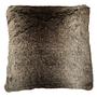 Bosie Lamina Mocha Ombre Square Fur Pillow 0