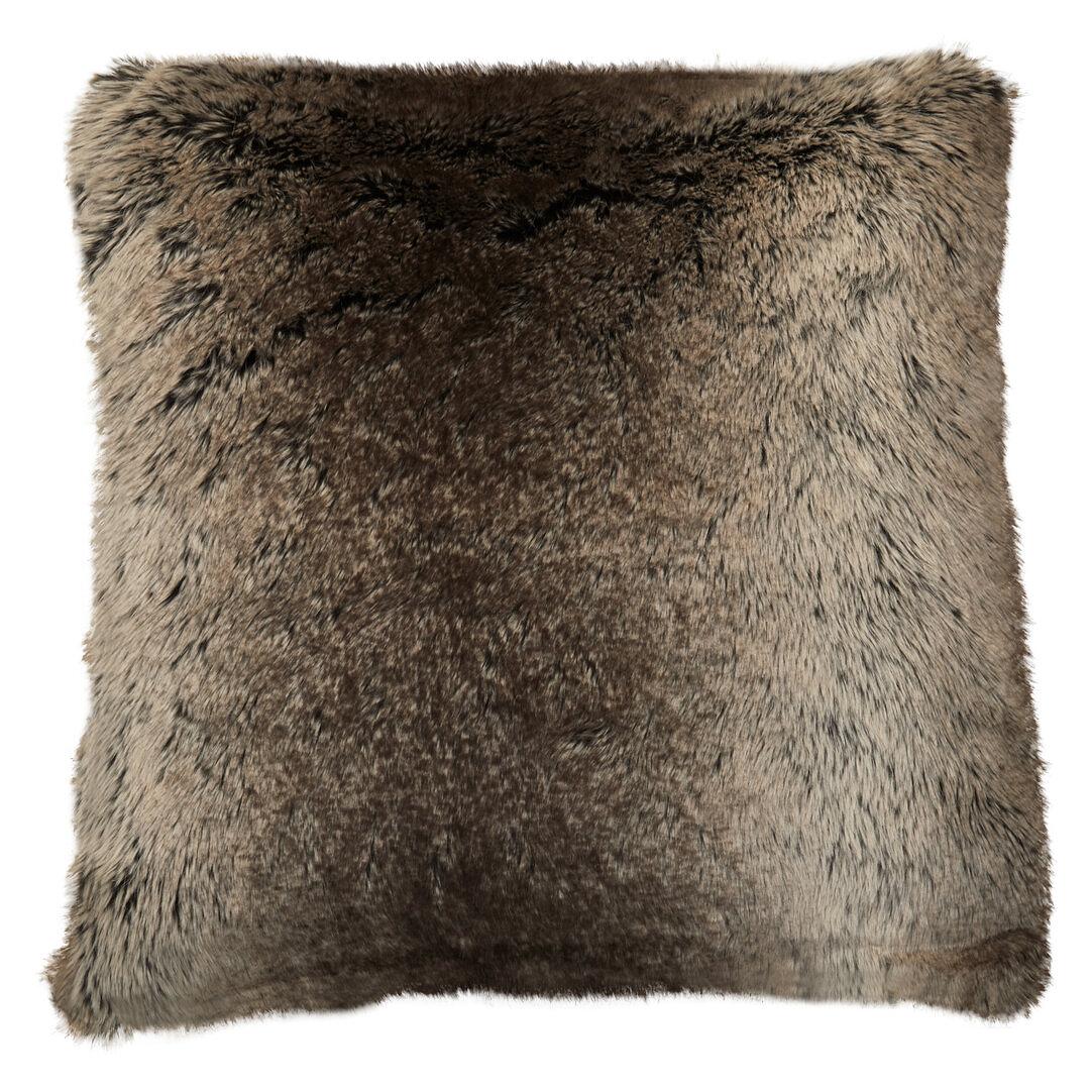 Bosie Lamina Mocha Ombre Square Fur Kissen 0