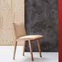 Moody SI1260 Esszimmerstuhl Buchenholz Stoff Creme 0