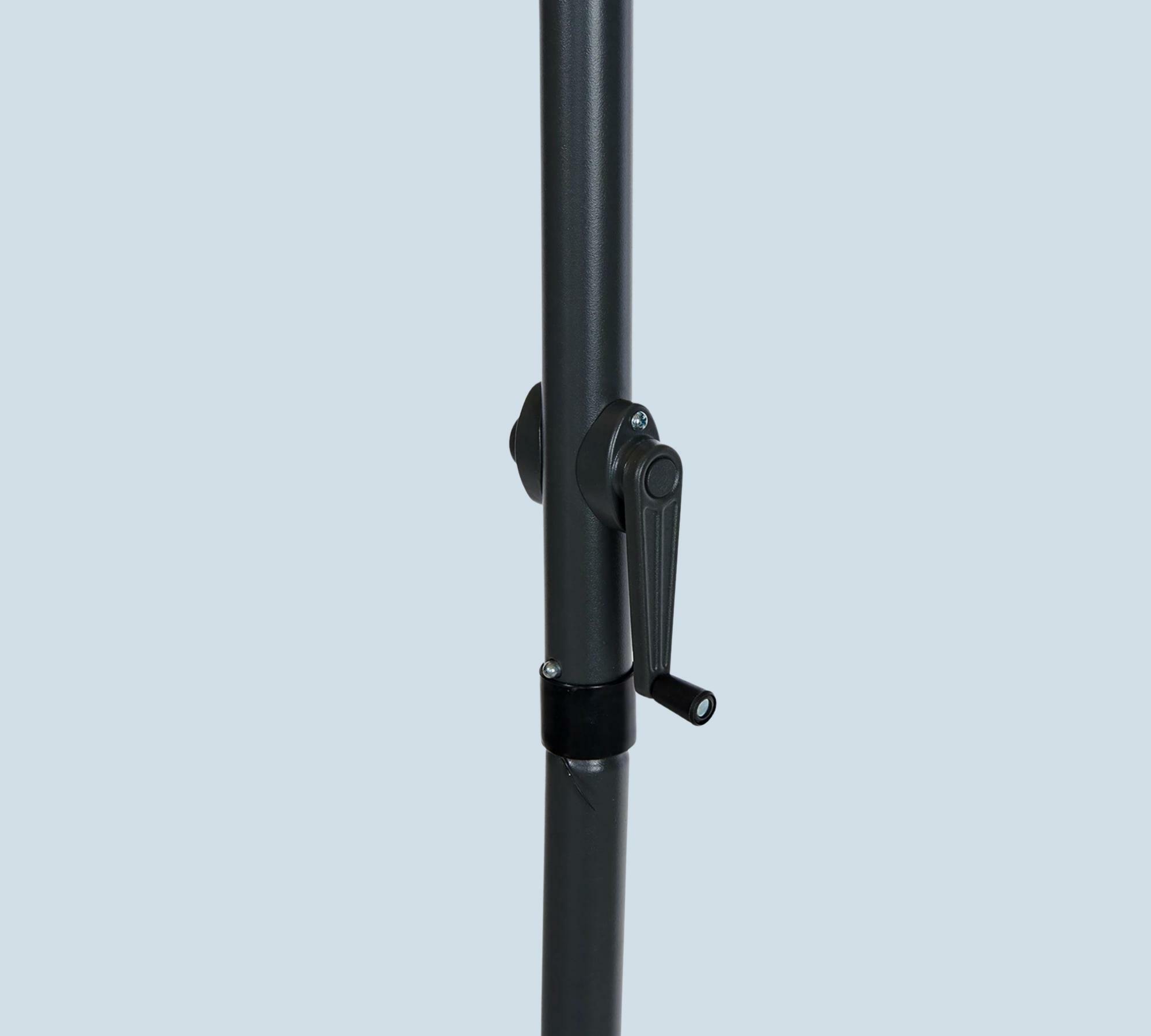 Sonnenschirm Aluminium Grau 7