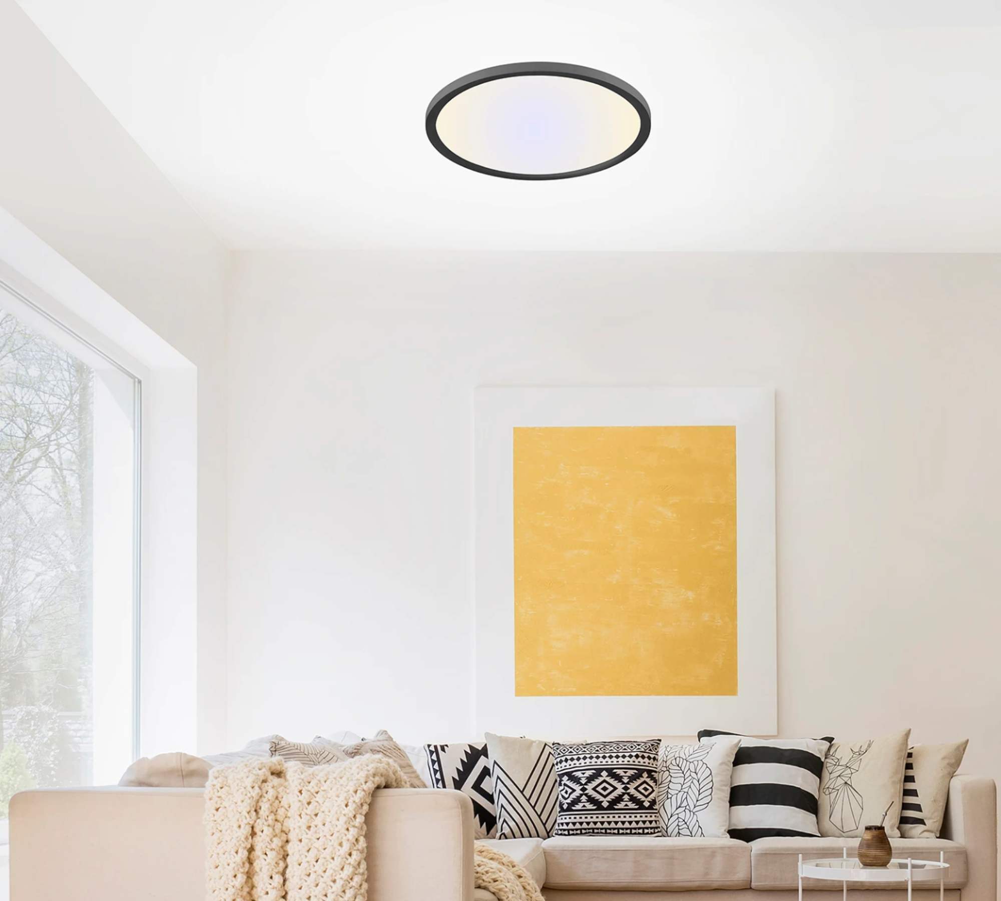 LED Ceiling light Flat V 1-light Acrylic glass 5