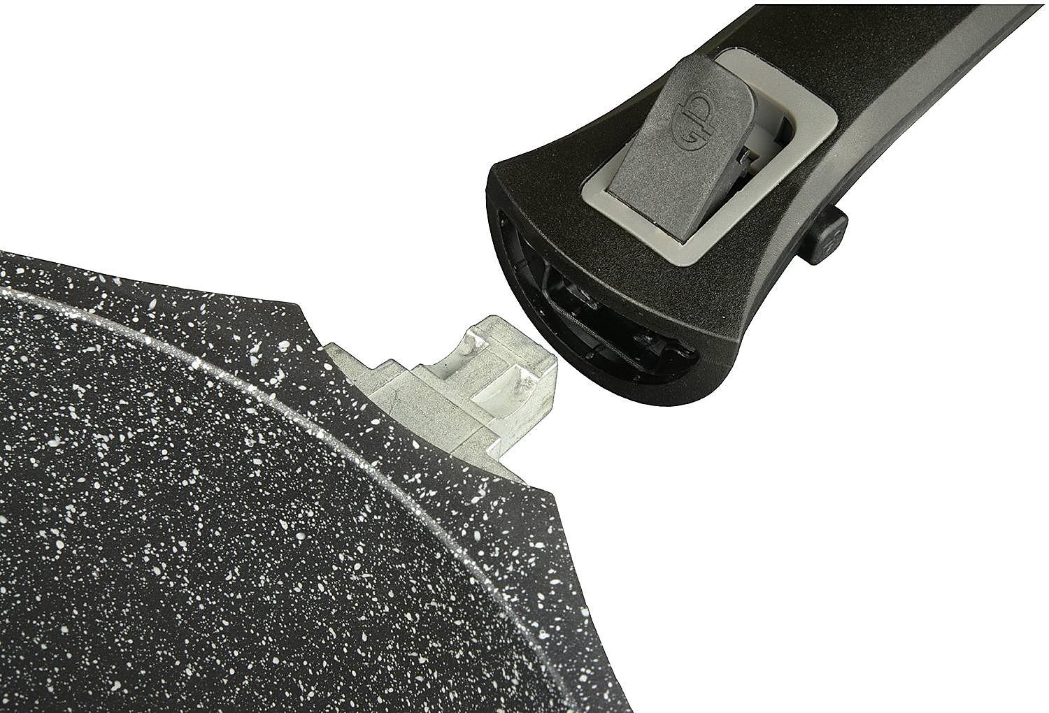 Schmorpfanne Easy Click 5-teilig Schwarz 4