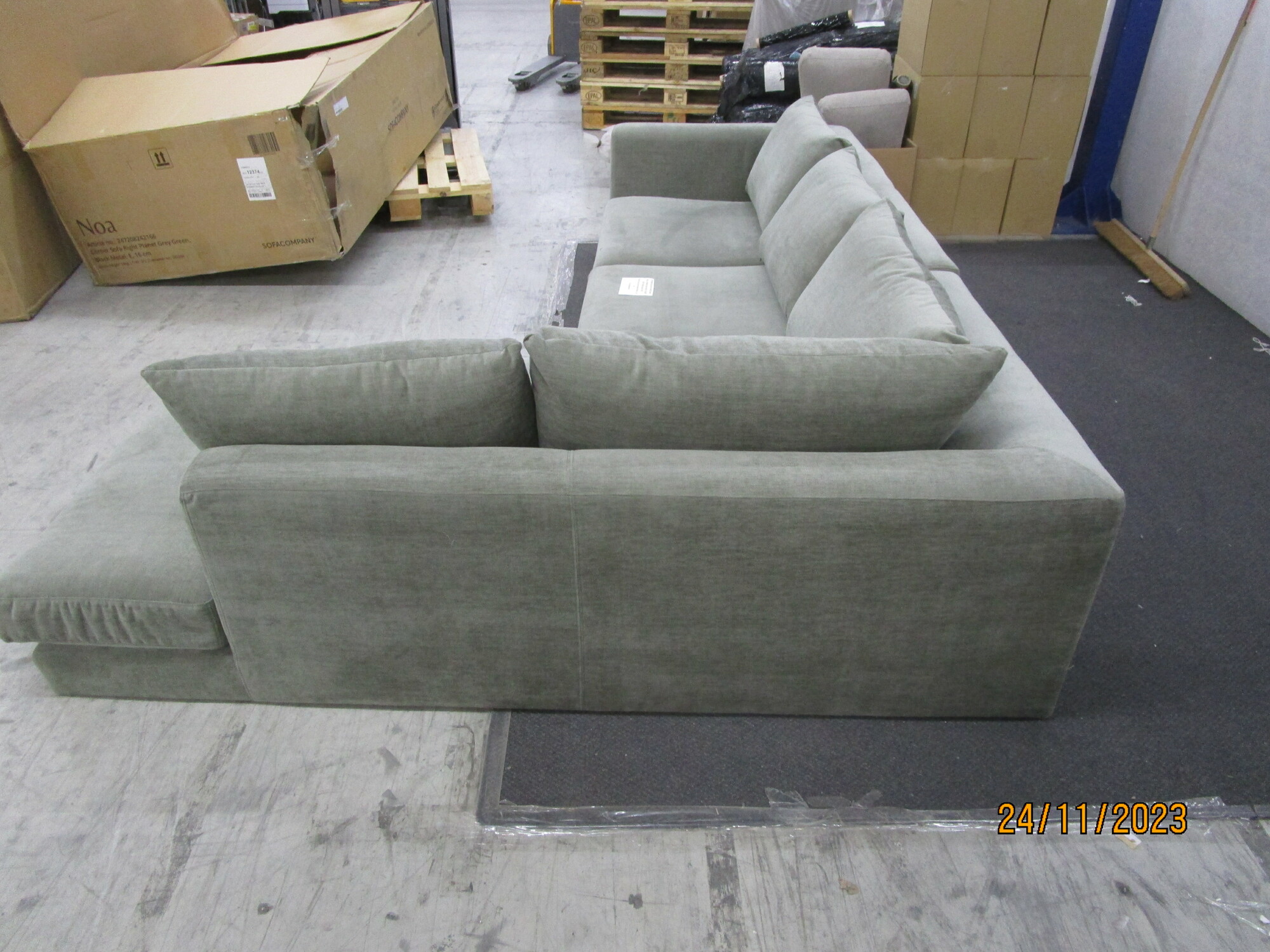 Noa Ecksofa Rechts Planet Grey Green 6