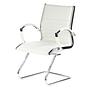 PARMA V Chair Cantilever Leather White 9