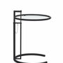 Adjustable Table E 1027 Glas Stahl Schwarz 1