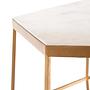 Shalimar Sechseckiger Marmor Beistelltisch
 6