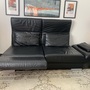 Sofa Leder Schwarz 1
